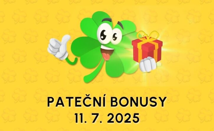 Free spiny a bonusy dnes 11. 7. 2025