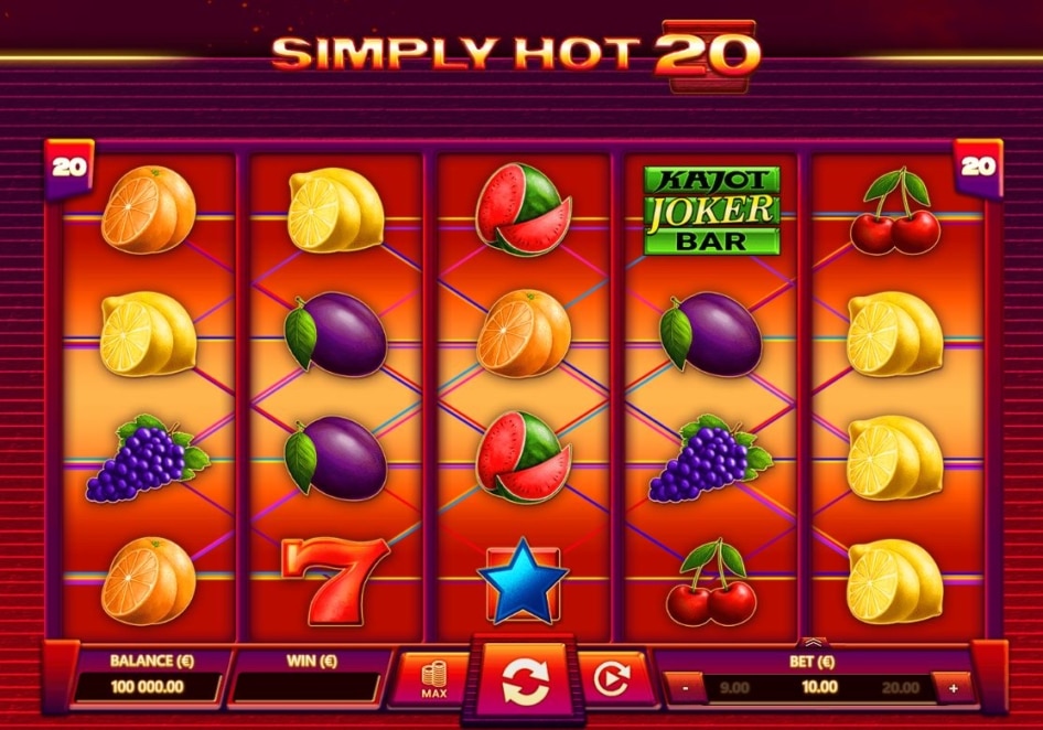 Simply Hot 20 od Kajot