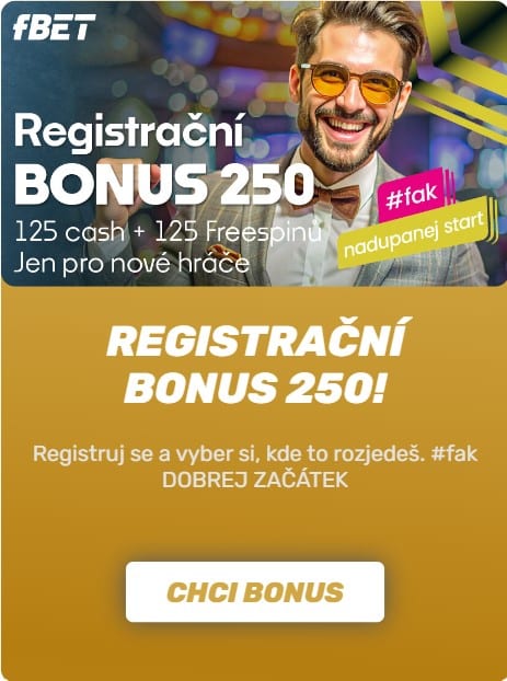 Registrační bonus fBET