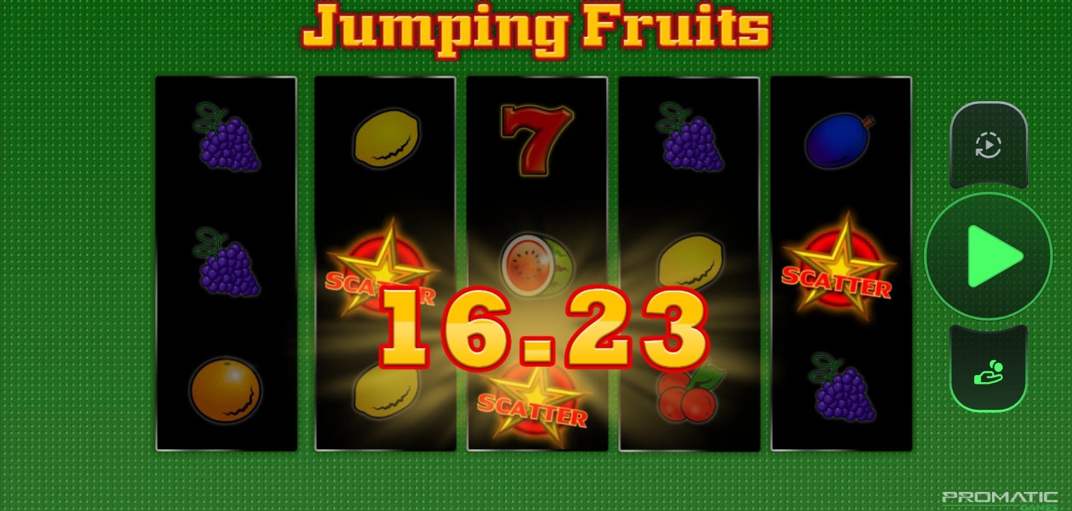 Jumping Fruits demo automat