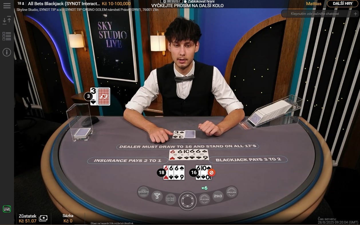 Fortuna Live All Bets Blackjack