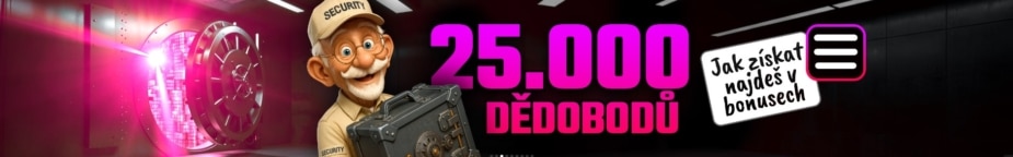 25 000 dědobodů v Herně U Dědka