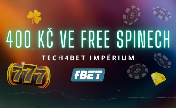 400 Kč ve free spinech v casinu fBET