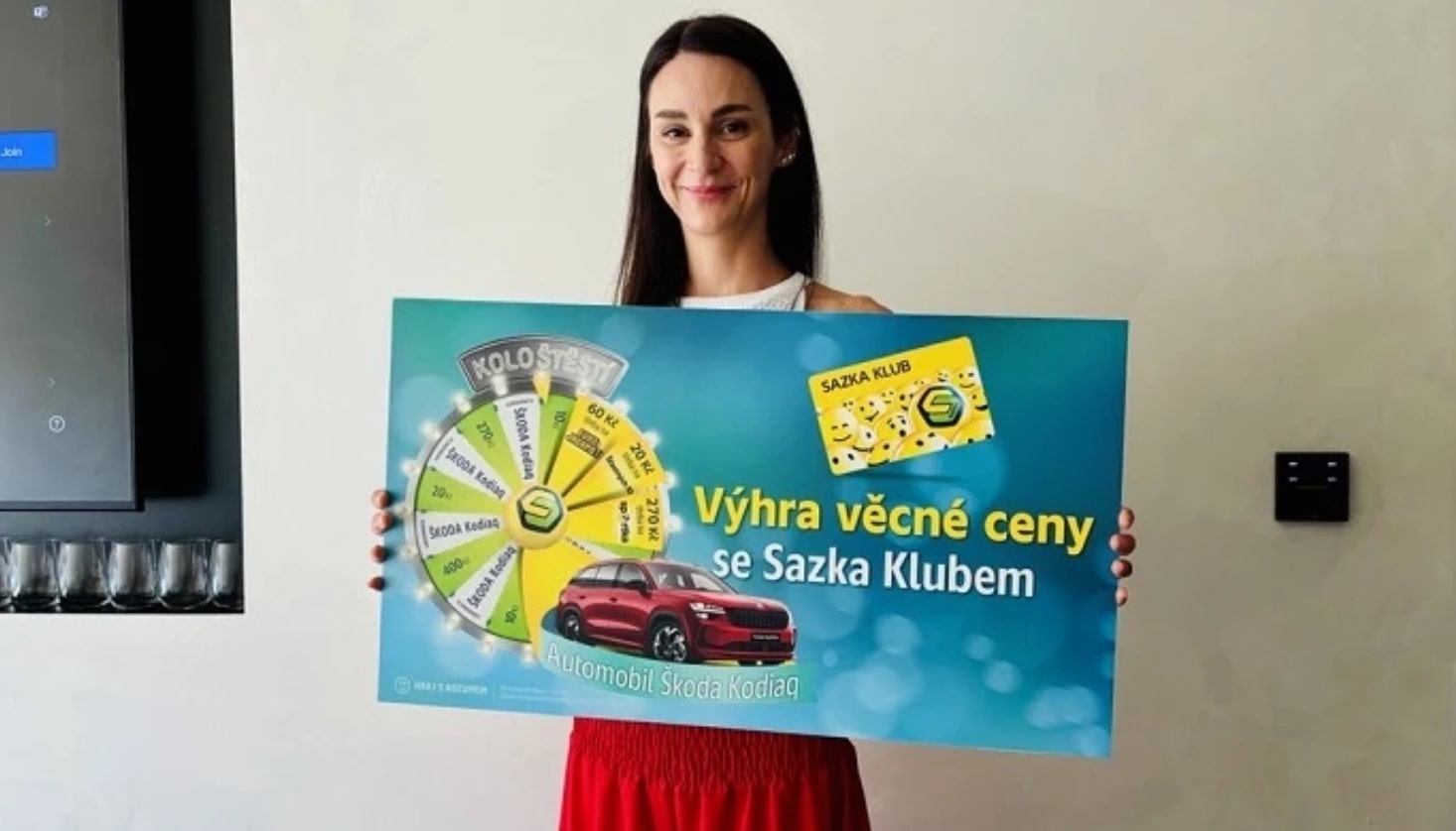 Vyhrála zbrusu nové auto v Sazka Klubu