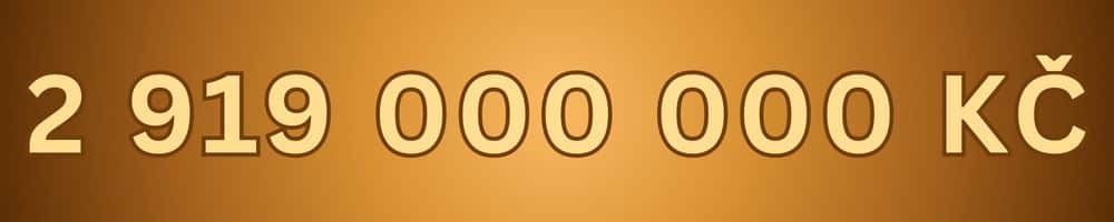 Eurojackpot 2,919 miliardy Kč