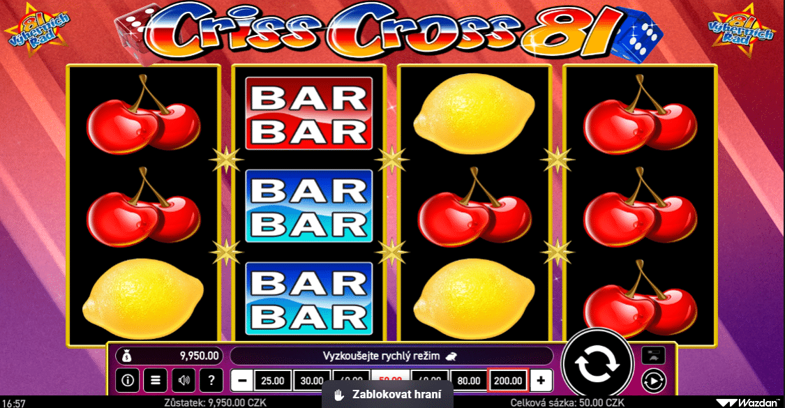 Automat Criss Cross 81