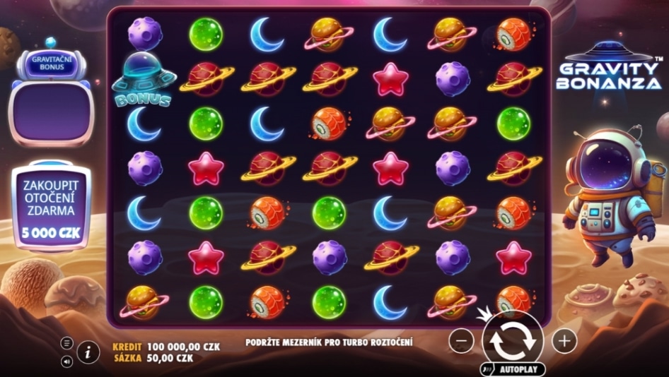 Gravity Bonanza od Pragmatic Play