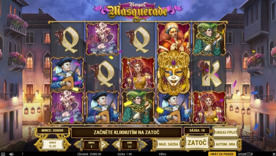 Royal Masquerade od Play'n GO