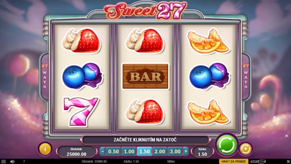 Sweet 27 od Play'n GO