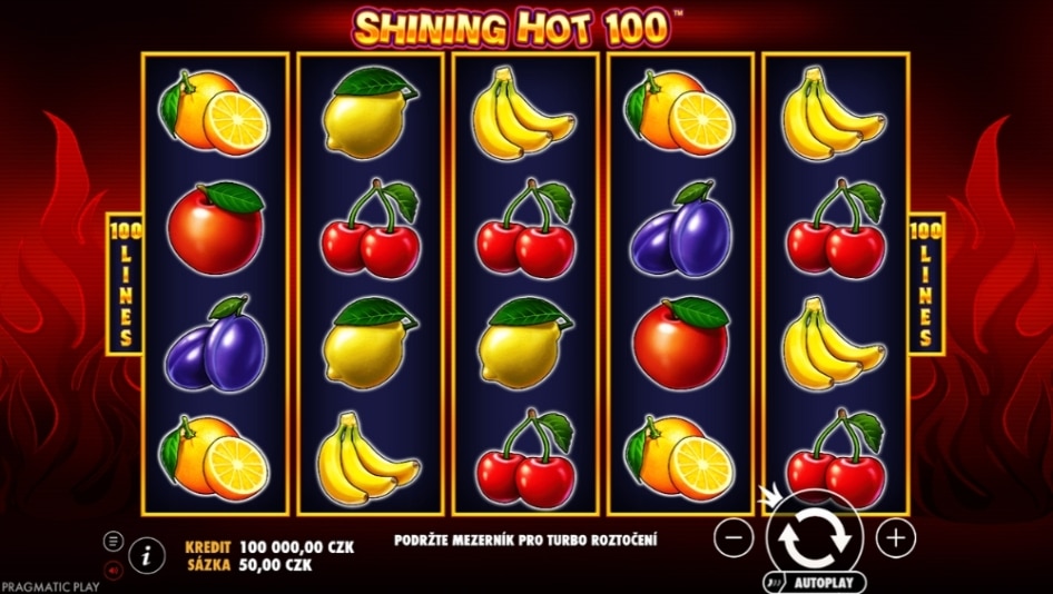 Shining Hot 100 od Pragmatic Play