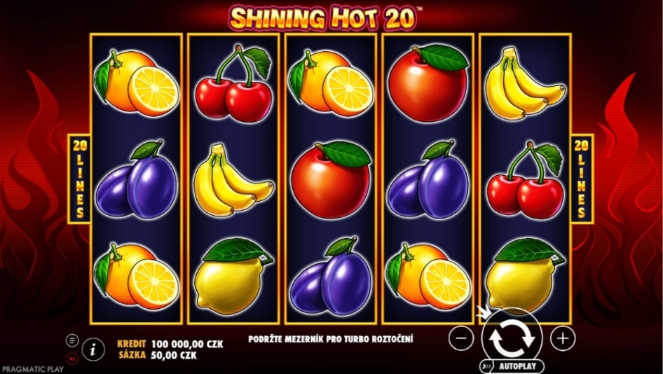 Shining Hot 20 od Pragmatic Play