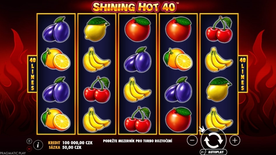 Shining Hot 40 od Pragmatic Play