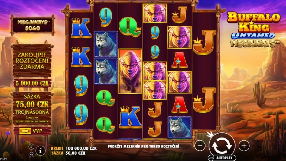 Buffalo King Untamed Megaways od Pragmatic Play