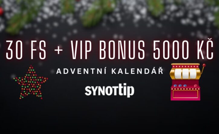 Synottip 30 FS + bonus 5000 Kč