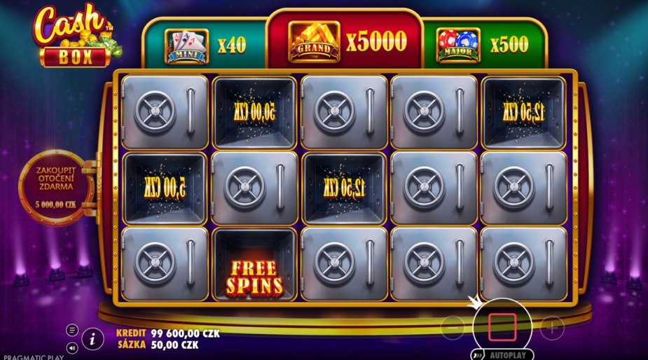 Téma a symboly Cash box