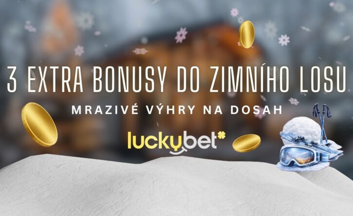 LuckyBet 3 extra bonusy do zimního losu