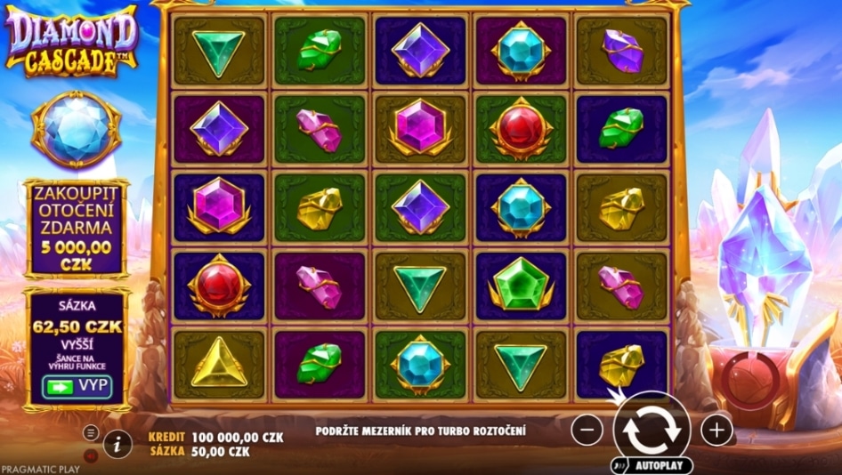 Diamond Cascade od Pragmatic Play