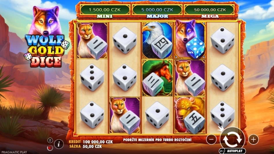 Wolf Gold Dice od Pragmatic Play