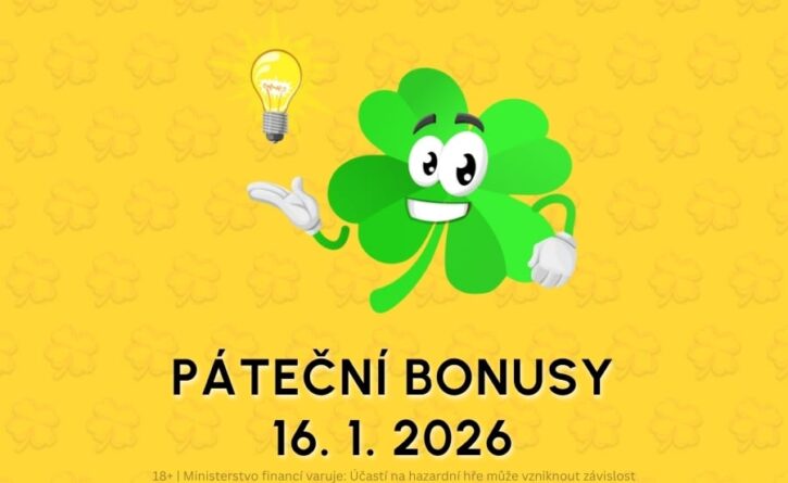 Free spiny a bonusy dnes 16-1-2026