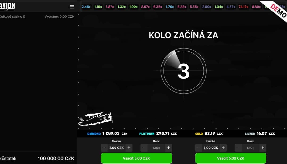 BetX crash hra