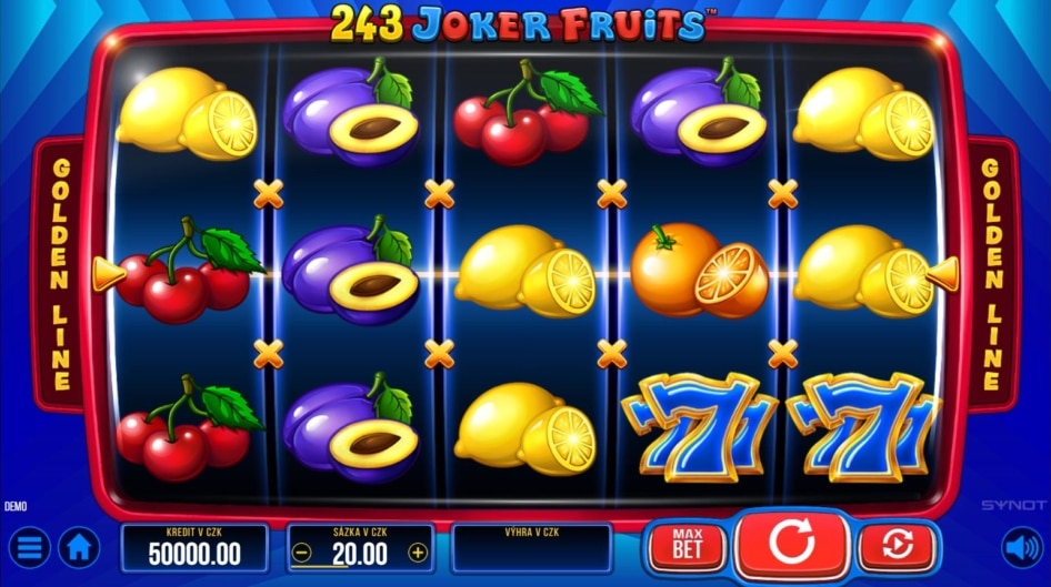 243 Joker Fruits od SYNOT Games