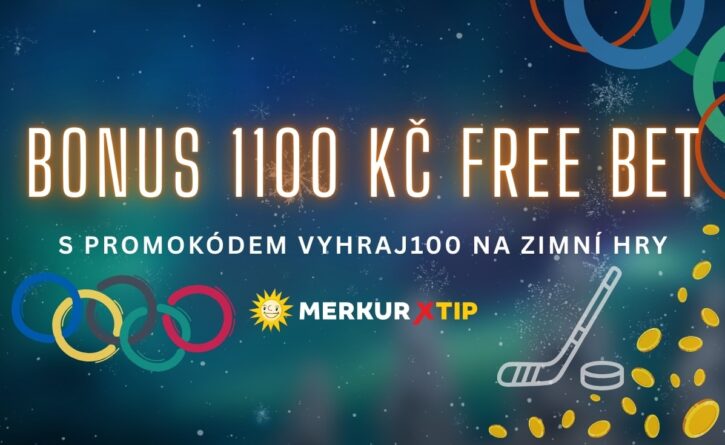Bonus 1100 Kč free bet u MerkurXtip