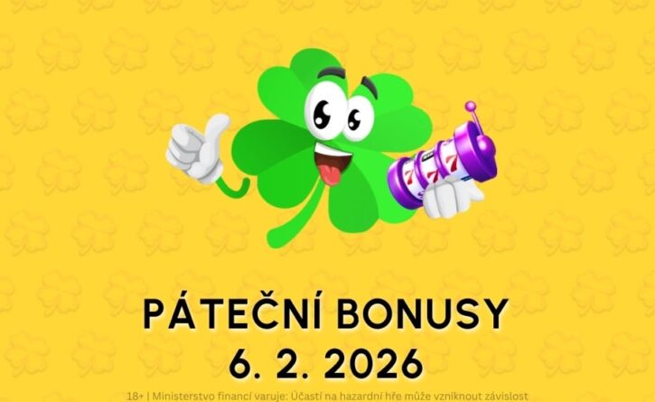Free spiny a bonusy dnes 6-2-2026