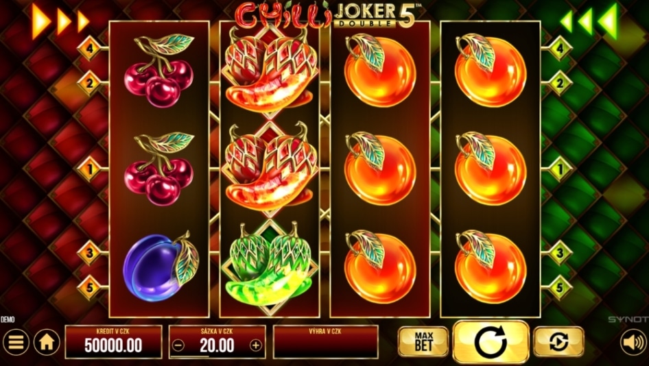 Chilli Joker Double 5 od SYNOT Games