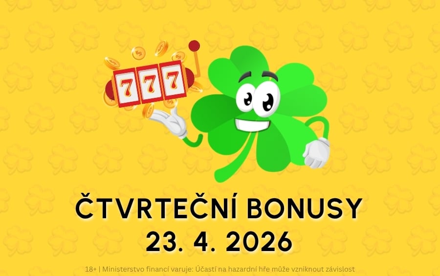 Free spiny a bonusy dnes 23-4-2026