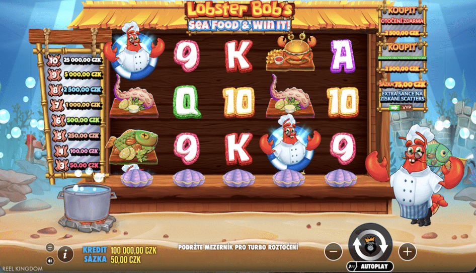 Lobster Bob’s Sea Food and Win It od Pragmatic Play