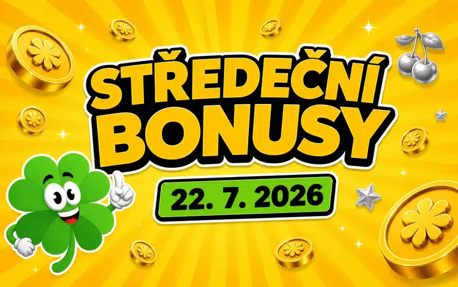 Free spiny a bonusy dnes 22-7-2026
