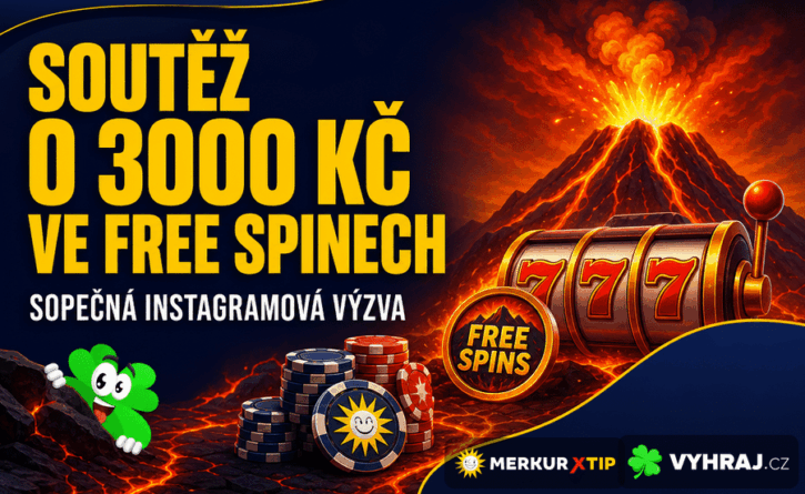 Soutěž o 3000 Kč ve free spinech u Merkuru