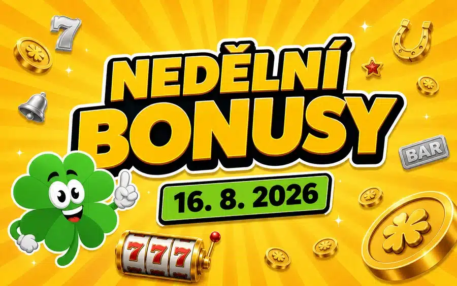 Free spiny a bonusy dnes 16-8-2026