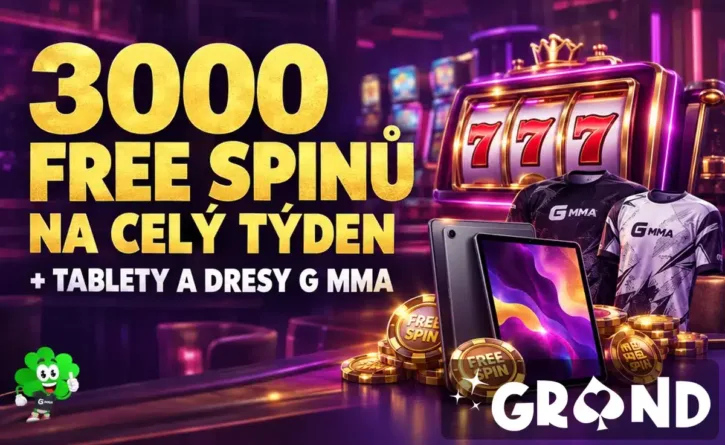 Týdenní renta u Grandwinu o 3000 FS + tablet a dres