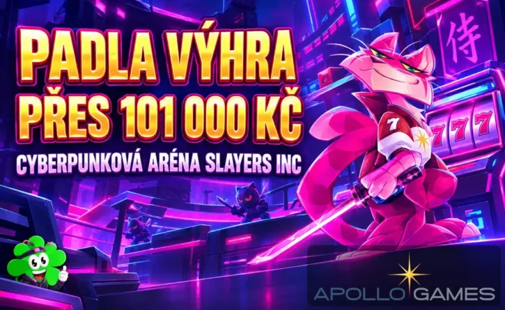 Výhra přes 100 tisíc korun u Apollo Games