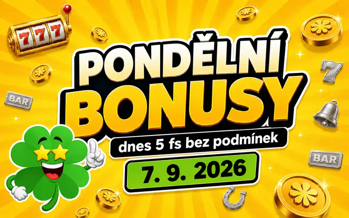 Free spiny a bonusy dnes 7-9-2026