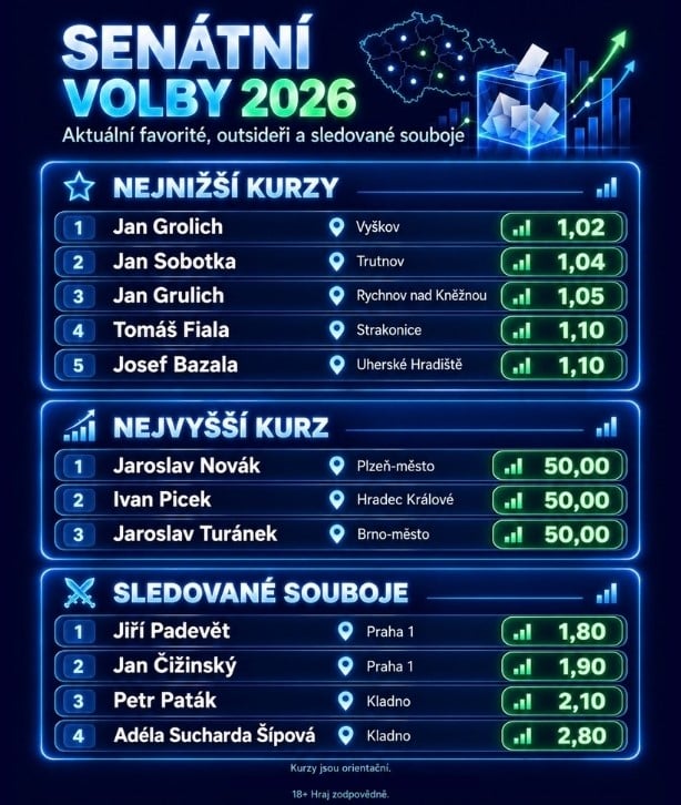 infografika senátní volby